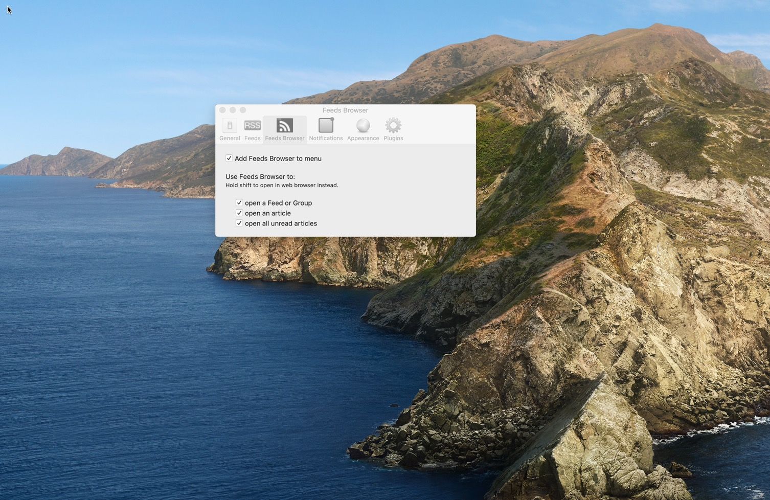 RSS Menu for Mac官方电脑版截图2