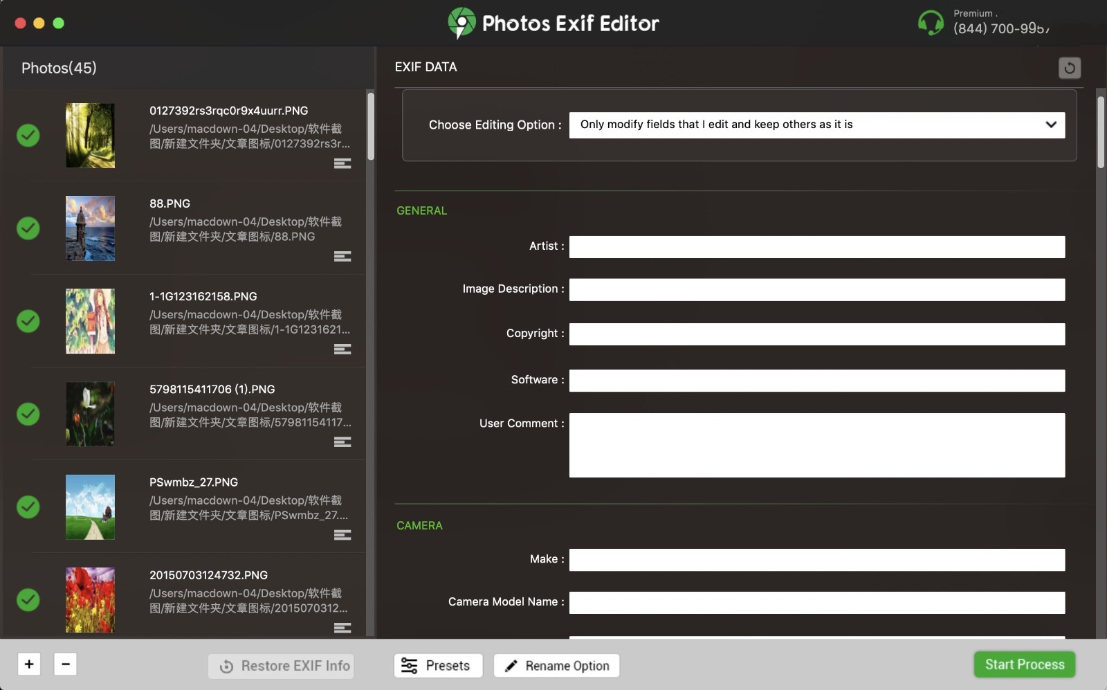 Photos Exif Editor for Mac(图像Exif编辑器)