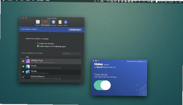 Hides Mac版 Mac菜单栏应用隐藏专注工具截图2
