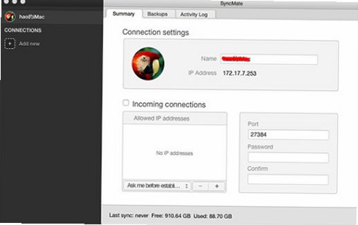 SyncMate Expert Mac版 多设备数据同步管理工具截图1