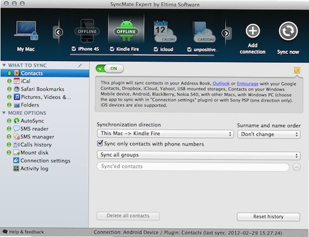 SyncMate Expert Mac版 多设备数据同步管理工具截图3