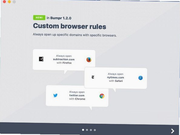 Bumpr Mac版 链接跳转浏览器选择工具截图3